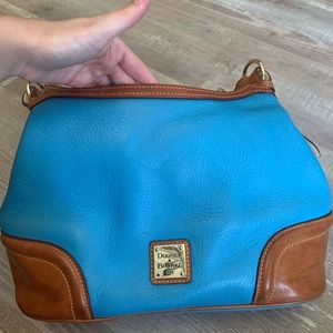 Dooney & Bourke Blue Brown Purse/Bag